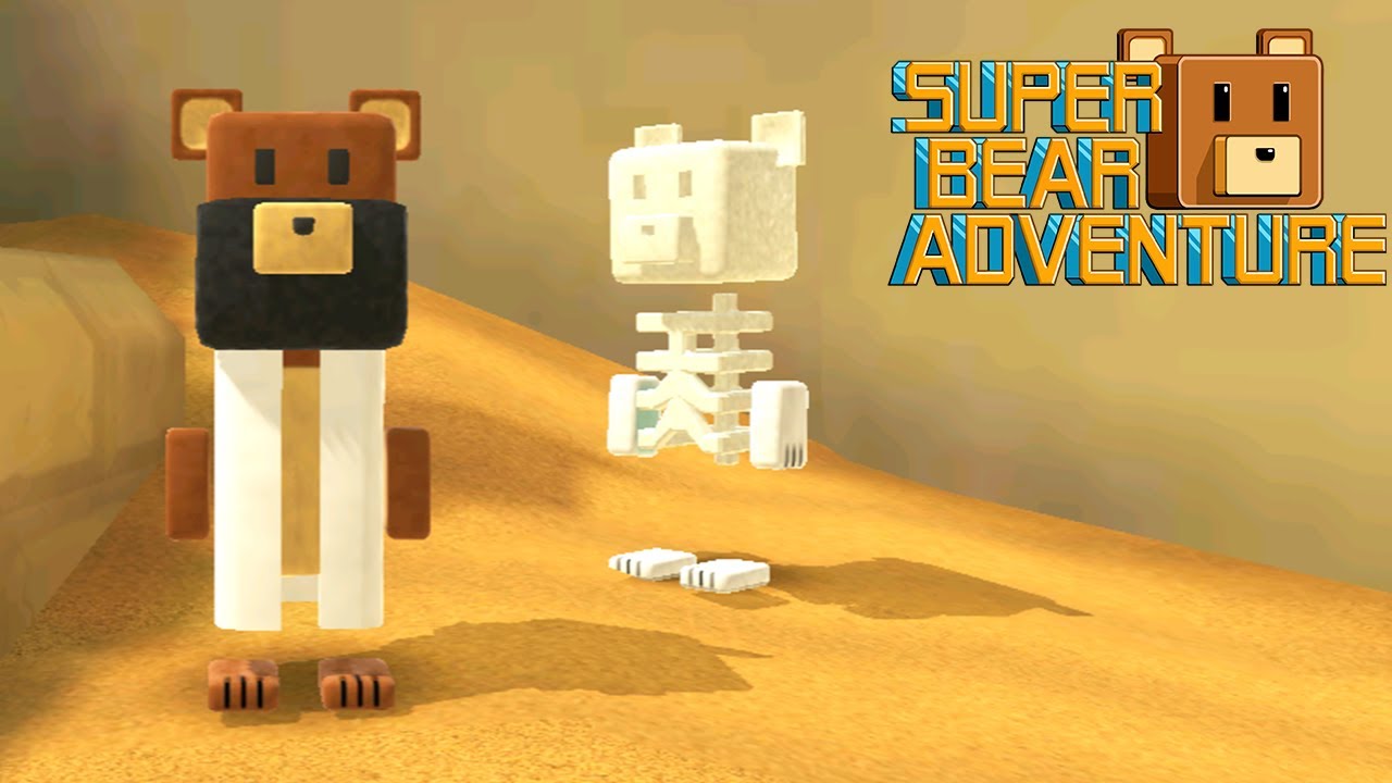 Download Super Bear Adventure Mod Apk Unlimited Money dan Free Shopping